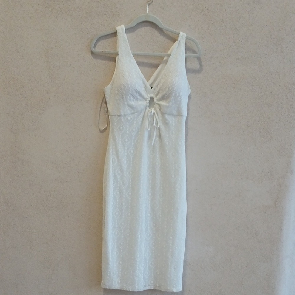 Guess Ivory Lace Detail Top